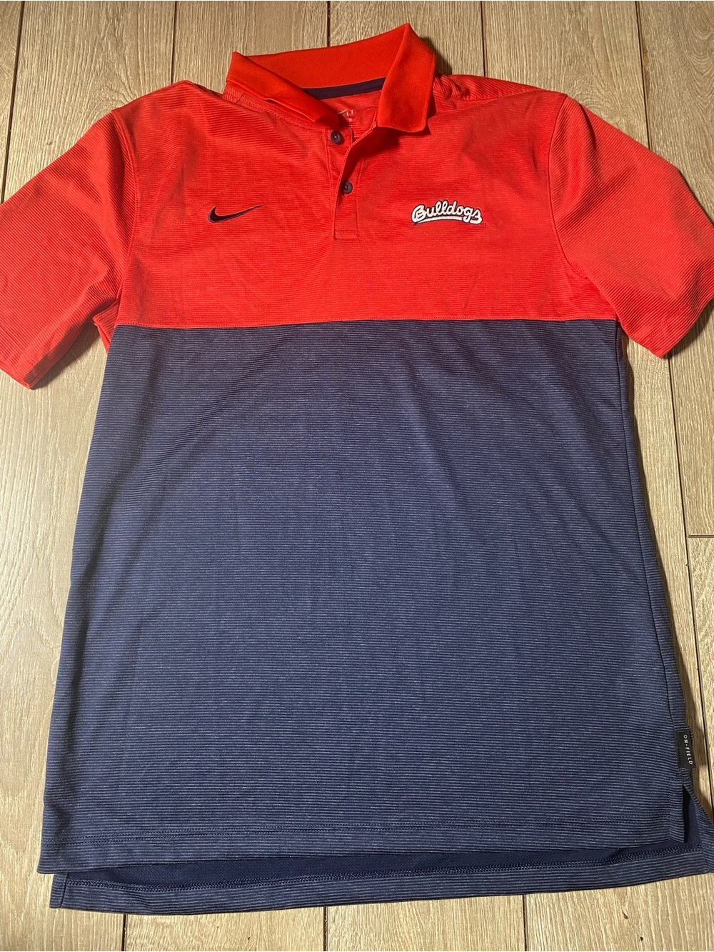 Nike Fresno State Bulldogs NCAA Football Performance Polo Shirt Men’s Size M